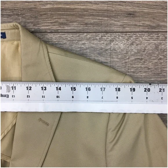 STAFFORD Mens Blazer Sport Coat‎ Casual Jacket Size 42R Classic Cotton Suit